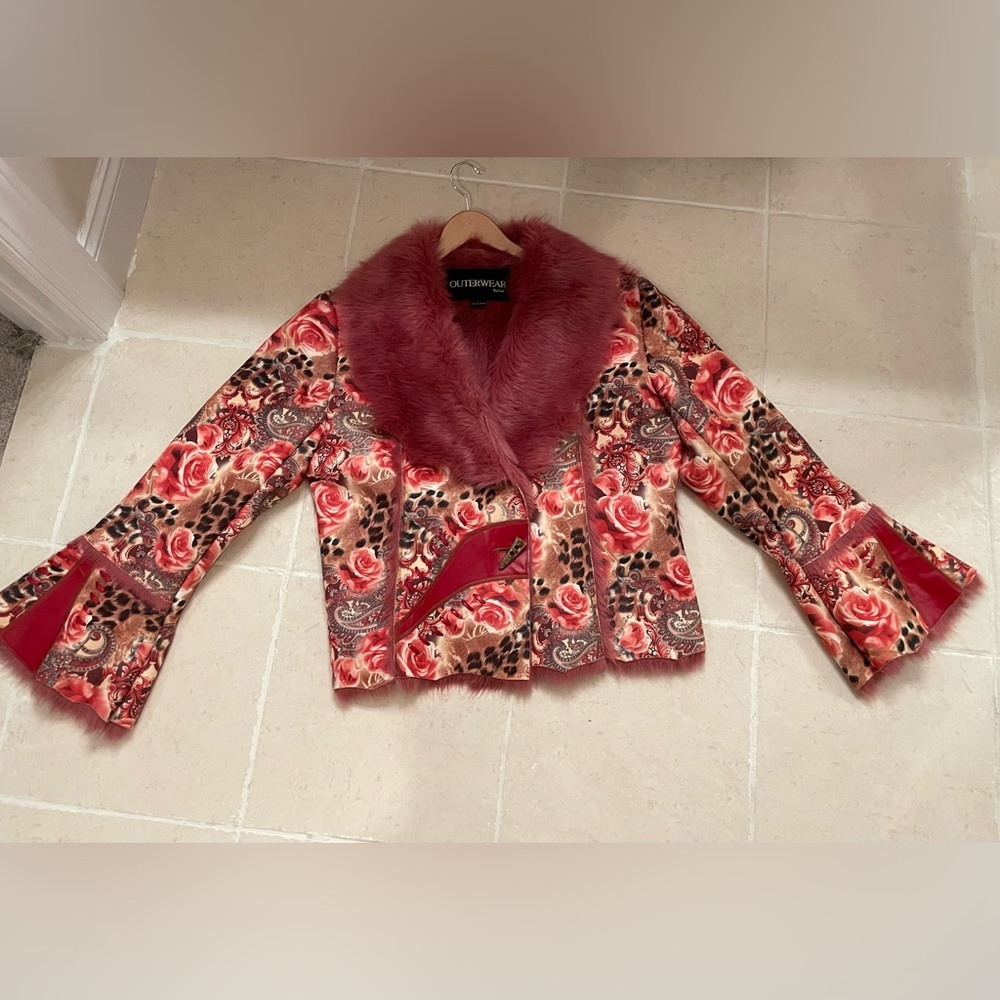 Faux fur warm jacket‼️